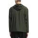 thumbnail image 3 of Blusa de manga larga con capucha para hombre, estilo casual, de color liso, con botones y bolsillos, de poliéster., 3 of 6