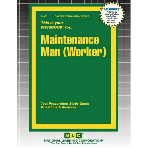 Career Examination Maintenance Man (Worker), Book 463, (Paperback)
