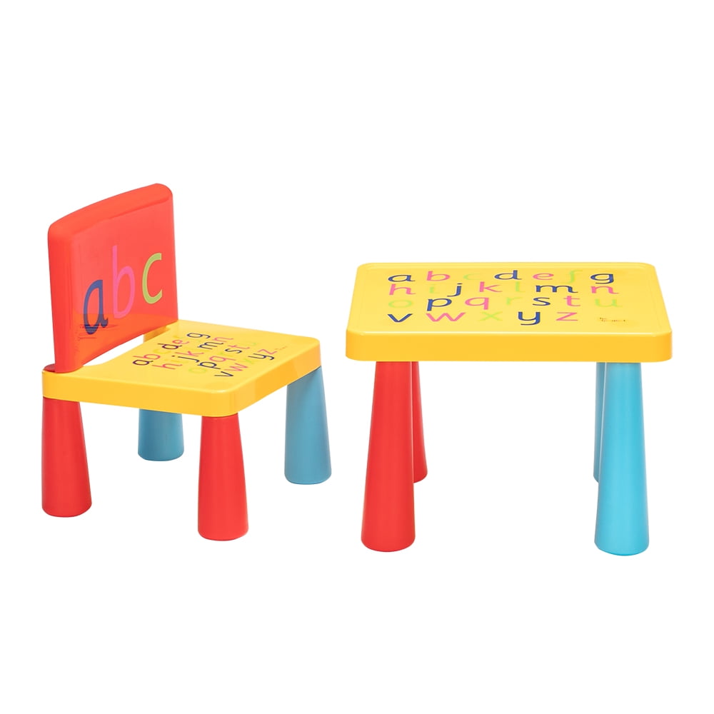 kids plastic table and chairs