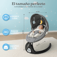 thumbnail image 3 of Mecedora Bouncer Silla Vibradora Electrica Musical Columpio YEI YI-SBELECGY, 3 of 7