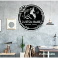 thumbnail image 3 of Craftnamesign Custom Massage Therapist Metal Wall Art LED Light, Custom Therapist Spa Name Sign, 3 of 5