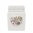 thumbnail image 1 of City Building Colorful France Painting Desk Pencil Holder Cup Pen Organizer, 1 of 4