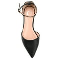 thumbnail image 5 of Journee Womens Reba Buckle Pointed Toe Ballet Flats, Widths Available, 5 of 10
