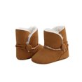 thumbnail image 4 of Seyurigaoka Baby Winter Snow Boot Solid Color Fleece Boot with Nonslip Sole, 4 of 9