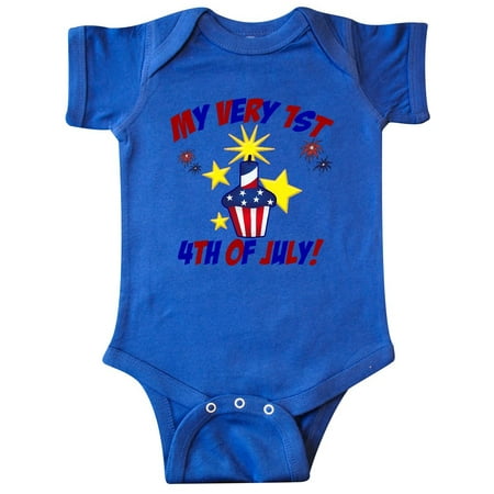 

Inktastic My very 1st 4th of July! Gift Baby Boy or Baby Girl Bodysuit
