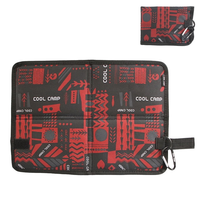 Estera de camping plegable portátil, estera de playa de tela Oxford impermeable (multicolor)