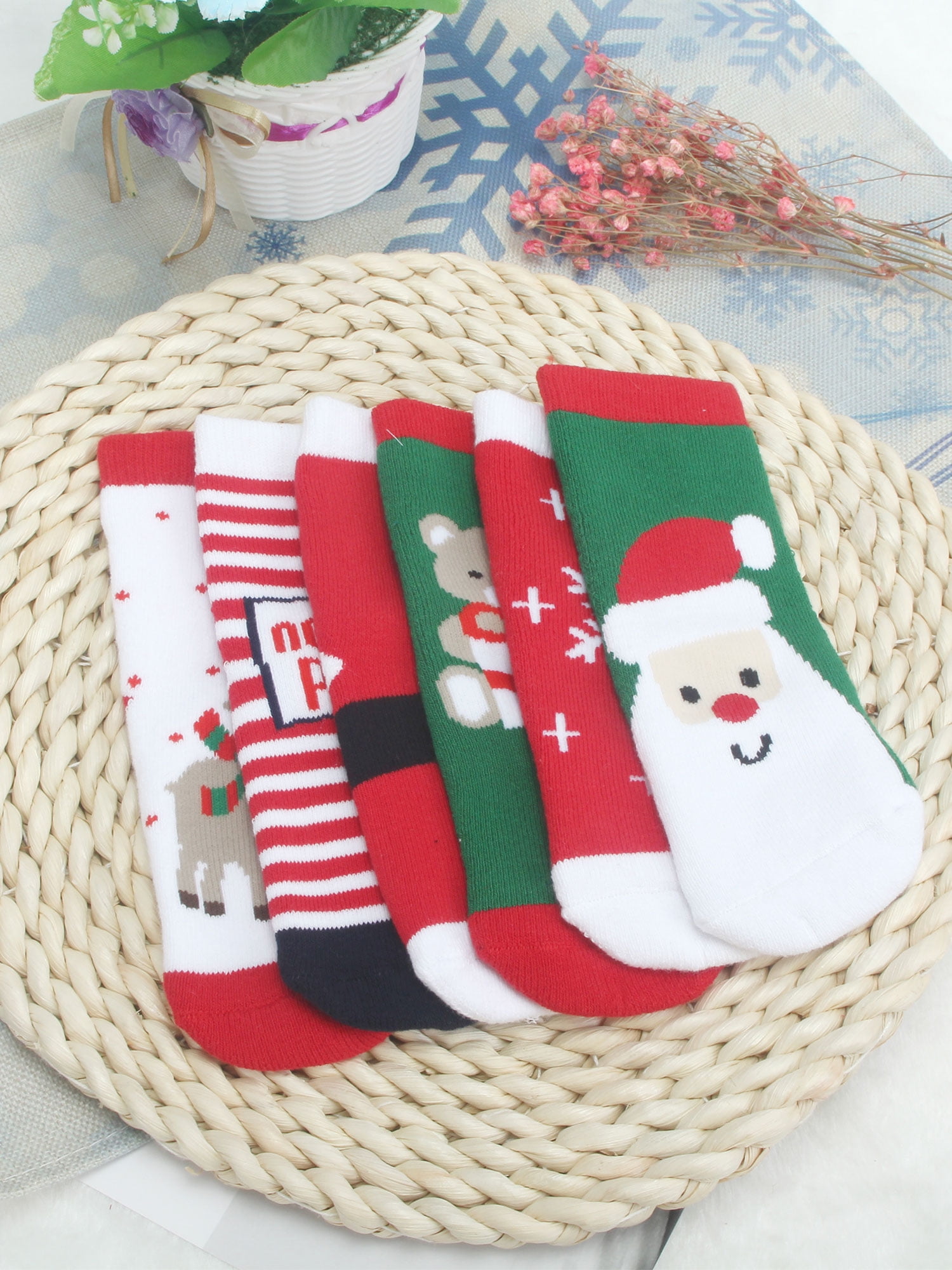 SAYFUT New Born Baby Sock Thicker Long Section Soft Cotton Cute