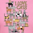 thumbnail image 3 of CafePress - I LOVE CATS T Shirt - Women's Traditional Fit Dark T-Shirt, 3 of 4