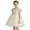 R199/Beige, variant on Vividxx Toddler Girls Dresses Tutu Gown With Sleeves For Birthday Party Pageant Performance And 4-5 Years