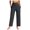 Grey, variant on Womens Pants Casual Solid Color Yoga Capris High Waist Tight Loose Fit Athletic Workout 3/4 Length Pants With Stretch