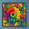 thumbnail image 1 of Cuadros Decorativos Pintura de diamante 5D DIY Kit completo de flores de taladro redondo Decoración del hogar Artesanía Wdftyju embutido en tela, 1 of 7