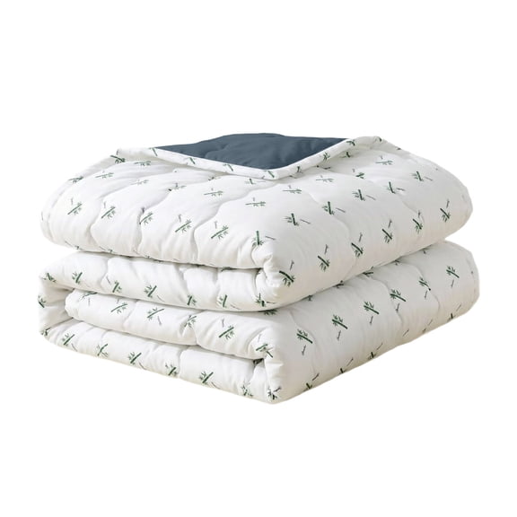 Leeye Comforter Soft Blanket Lightweight Summer Bedspread Breathable Thin Quilted Coverlet Hot Sleepers Air Conditioned Room 135x100cm