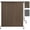 Mocha, variant on Jane Stone Outdoor Roller Shade for Patio, 6' W x 8' H Exterior Patio Shade Roll up Outdoor Blinds 180 GSM Cordless Sun Blocking Privacy Screen Cover for Porch, Mocha