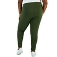thumbnail image 2 of INC Womens Plus Ponte High Rise Skinny Pants, 2 of 2