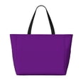 thumbnail image 2 of Xecao Purple for versatile beach bag for women includes zipper pockets and waterproof material, ideal for vacations and adventures., 2 of 7