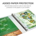 thumbnail image 6 of Samsill Earth’s Choice™ Biobased 3 Ring View Binder, Half Inch Round Ring, Customizable Clear View Cover, White, 6 Pack, 6 of 7