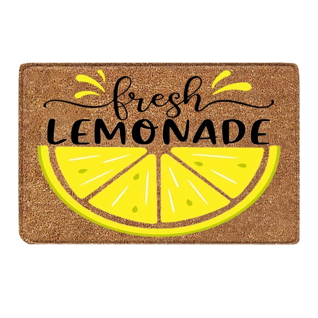 Under 10 Carpet Lemon Door Mats Lemon Welcome Mat Outdoor Rug Lemon Door Mats Outside Spring Summer Door Mat Sunshine Decorative Summer Doormat