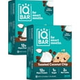 thumbnail image 1 of Brain and Body Plant Protein Bars - Toasted Coconut Chip - 36-Count Low Carb - Gluten Free, High Fiber, Vegan Snacks - Low Sugar Meal Replacement, 1 of 5
