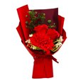 thumbnail image 1 of Ramo de flores de jabón con clavel artificial perfumado y rosas para mujer, mamá, esposa, mejor amiga, cumpleaños y Navidad., 1 of 8