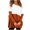 Orange, variant on LYXSSBYX Women Fall Sweaters for Women 2022 Hot Sale Clearance Women's Casual Splicing Hedging Pocket Blouse Long Sleeve Tops Sweater