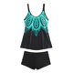 thumbnail image 4 of Traje de baño para mujer, traje de baño conservador dividido con estampado grande para mujer, traje de baño dividido, trajes de baño para mujer, 4 of 6
