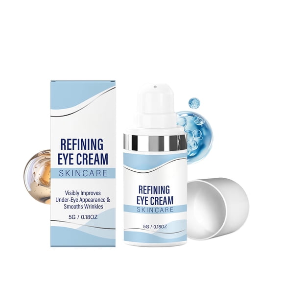 Rewenti Firming Eye Serum Instantly Reduces Under Eye Bags and Wrinkles Fine Lines Crow's Feet Dark Circles Pump Resist Aging Wrinkle Remover for Face 5g