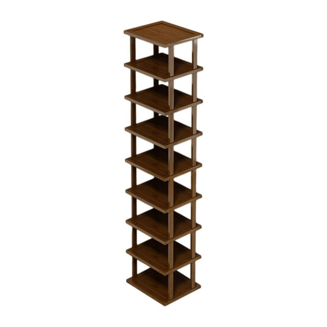 Zapatero vertical de 9 niveles, organizador de zapatos, ahorro de espacio, combinación libre, estante estrecho para zapatos, caja de almacenamiento