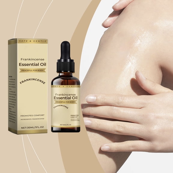 Frankincense Essential Oil 1oz Body Massage Oil, Aromatherapy Oil for Relaxing Bath, Natural Scented Oil for Skin Care, 30ML Bottle, Carrier Oil Compatible, Spa Treatment Oil Makeup Organizers