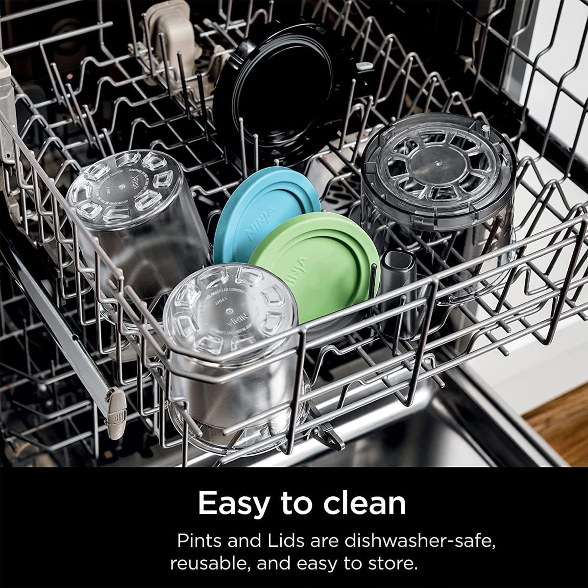 4 Pack, Compatible With Nc299Amz &Amp; Nc300S Series Creami Ice Cream Makers, Bpa-Free &Amp; Dishwasher Safe, Color Lids