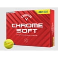 thumbnail image 2 of (2 pack) Callaway Golf 2024 Chrome Soft 360 Triple Track Golf Balls (Yellow) 12pk, 2 of 4