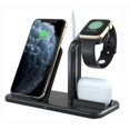 thumbnail image 1 of Station de Charge Sans Fil 3 en 1 Compatible avec Apple Watch iPhone, 1 of 5