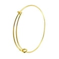 thumbnail image 1 of Bracelet Extensible Fil de Bracelet Vierge Style Simple Réglable Unique Manchette Mode Bijoux Main Ornement Délicat Bons Accessoires Or, 1 of 6