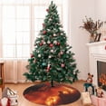 thumbnail image 7 of Sikiie Fiery Dragons Castle Attack 30-48 inches {designName} Print Christmas Tree Skirt Snowman Xmas Tree Skirt with Edge Christmas Decorations for Holiday Party-36", 7 of 7