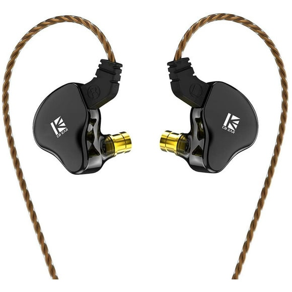 Kbear KS2 Wired Earbuds in Ear Monitor IEM Bass Earphone HiFi in Ear Earbud Headset Noise Cancelling 1BA1DD High Res