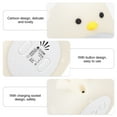 thumbnail image 5 of juego de reloj despertador con luz nocturna silenciosa y temporizador inteligente Time Bird para dormitorio infantil, 5 of 5