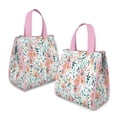 thumbnail image 2 of Pioneer Flower Floral Print Pattern Insulated Lunch Bag for Women & Adults,Large Portable Soft Cooler Lunch Bag,Thermal Food Storage Tote with Pearl Cotton,8.66L,8.75x5.75x9.5 Inch, 2 of 6