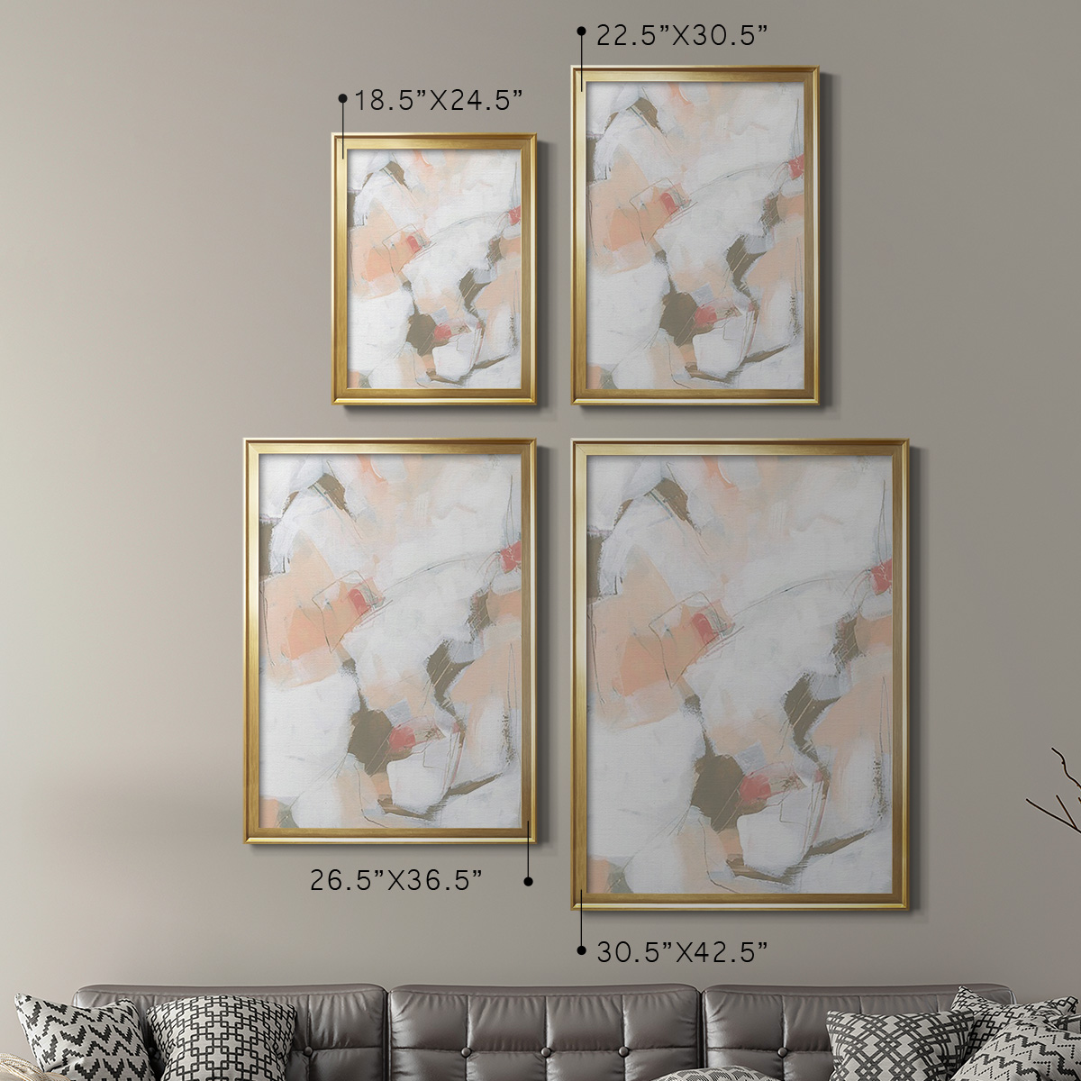 Sand Story II Premium Framed Print, in Gold, Black, or Silver - Ready to Hang