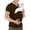 Brown, variant on Mens Dad Shirts Soothe V Neck Short Sleeve Kangaroo Tshirts Comfort Plain Baby Carrier Tees 2026 Summer New New Dad Gifts T-Shirt with Pouch Gray XL