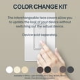 thumbnail image 3 of Legrand Wnrl33ckit Radiant Smart Home/Away Switch Color Change Kit - Nickel, 3 of 3