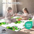 thumbnail image 4 of ODIKA 2'x3' Machine Washable Non-Slip Area Rug, Adorable Amphibian Latch Hook Kit DIY Needlework Project High Traffic Rug, White, 619515, 4 of 5