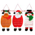 thumbnail image 4 of Fall Decor Christmas Decoration Pendant Countdown Calendar Christmas Tree Santa Claus Calendar Pendant, 4 of 9