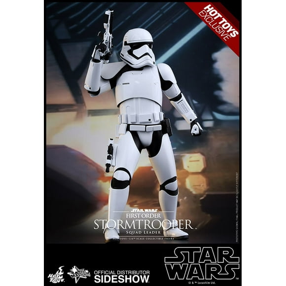 Star Wars 12 Inch Action Figure Movie Masterpiece 1/6 Scale Series - First Order Stormtrooper Squad Leader Hot Toys