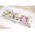 thumbnail image 6 of Counted Cross-Stitch Kit Assorted China BA2330 Needlework White Pink By Luca-S Flowers Canvas, 6 of 6