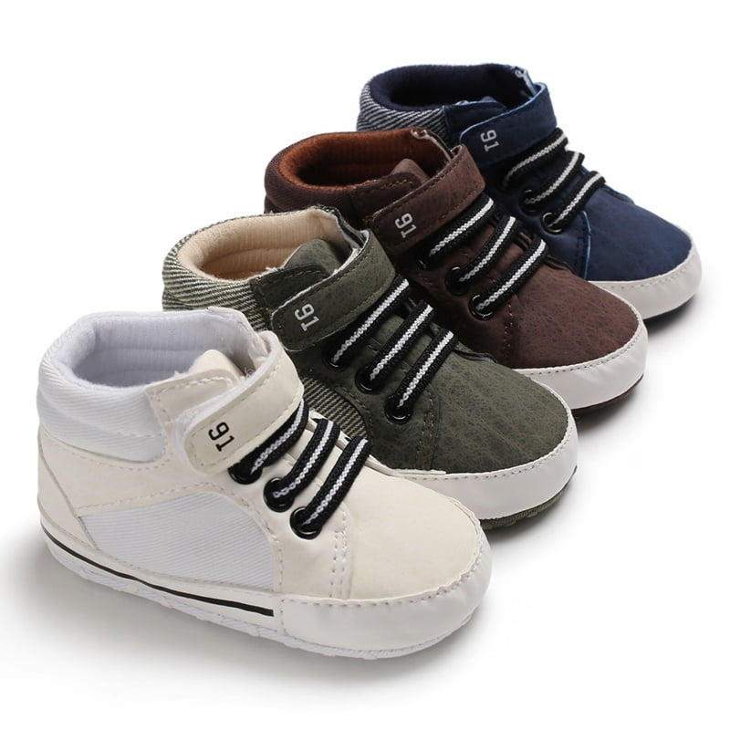 Cute Toddler Kids Sneakers Baby Boy Girl Soft Sole Crib Shoes 0 ...