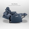 thumbnail image 2 of Triple-Power Reclining Sofa 73" Genuine Leather Power Zero Gravity Reclining Loveseat with Powered Adjustable Headrest, Powered Adjustable Lumbar,USB&USB-C Port, 2 of 6