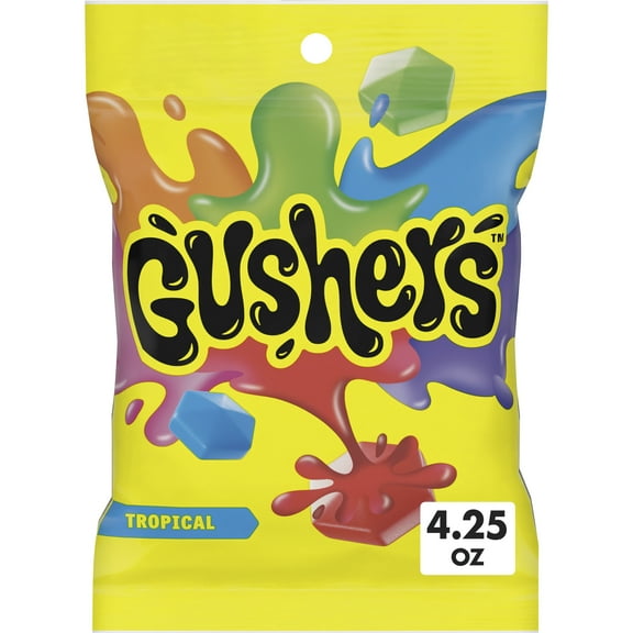 Gushers Tropical Fruit Flavored Gluten-Free Snacks