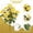 Yellow, variant on Artificial Hanging Flowers, 7 Pronged Morning Glory Flowers, Outdoor Flowers, Realistic Hanging Flowers, Faux Morning Glory for Porch, Bouquet for Yard, Silk Fake Morning Glory 11.42×19 in,Purple