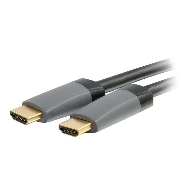 C2G 15ft 4K HDMI Cable with Ethernet - High Speed - In-Wall CL-2 Rated - HDMI cable with Ethernet - HDMI male to HDMI male - 15 ft - shielded - black - 4K support