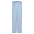 thumbnail image 4 of Tiqkatyck Nursed Work Pants Women, Womens Casual Wide Leg Elastic Waist Lightweight Nursed Long Pants Fit Long Working Leggings Women's Pants Sky Blue M, 4 of 8