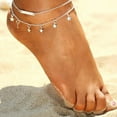 thumbnail image 3 of Meitianfacai Jewelry Gifts for Her Anklet for Women Valentine's Day Gifts Women Bohemia Beach Barefoot Foot Jewelry Anklet Chain Chain Jewelry, 3 of 3